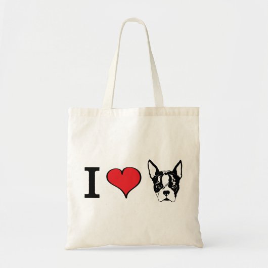 Ik hart Buster Tote Bag (Voorkant)