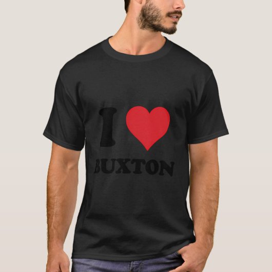 Ik hart Buxton liefde UK T-shirt (Voorkant)
