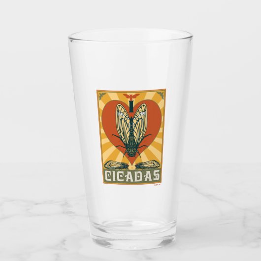 Ik hart cicaden glas (Voorkant)