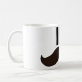 Ik hart Cute Mustache's Koffiemok (Links)