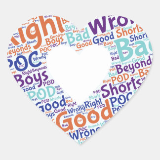 Ik 'Hart' de Clearing Statement Stickers