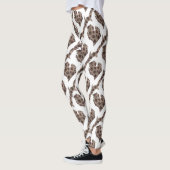 Ik hart de Grote Meren - Petoskey stone Leggings (Links)