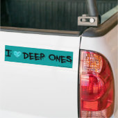 Ik hart diep bumpersticker (Op Truck)