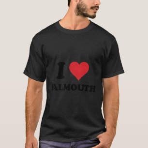 Ik hart Falmouth liefde UK T-shirt