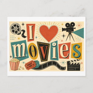 "Ik [Hart] Films" Briefkaart