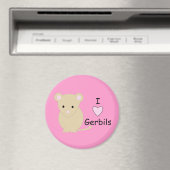 Ik hart gerbils magneet (Insitu (Vaatwasser))