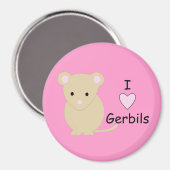 Ik hart gerbils magneet (Voorkant / Achterkant)