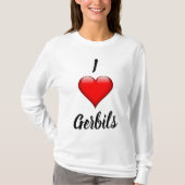 Ik hart Gerbils Shirt (Voorkant)