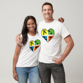 Ik Hart Grappige Geocaching T-shirt (Unisex)