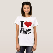 Ik hart Hillary Clinton T-shirt (Voorkant volledig)