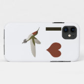Ik hart Hummingvogels Case-Mate iPhone Case (Achterkant (horizontaal))