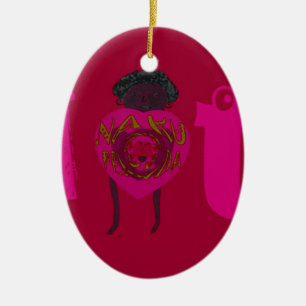 Ik Hart Je Nakupenda Sana Gelukkige Valentijnsdag Keramisch Ornament