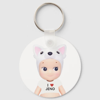 Ik hart Jeno Sonny Angel Sleutelhanger