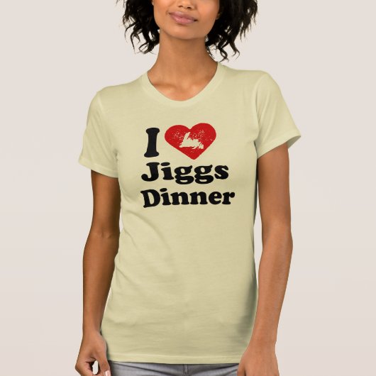 Ik hart Jiggs Dinner T-shirt (Voorkant)