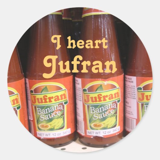 Ik hart Jufran sticker (Voorkant)