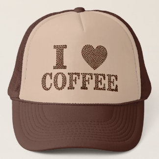 Ik hart koffie trucker hoed pet