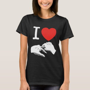 Ik hart (liefde) Anal T-shirt