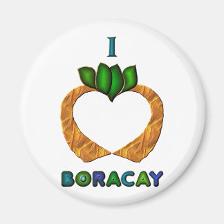 Ik hart (liefde) Boracay Magneet