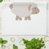 Ik hart (liefde) Ewe (jij) Theedoek (Gevouwen)