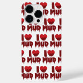 Ik hart (liefde) modder Case-Mate iPhone case (Achterkant)