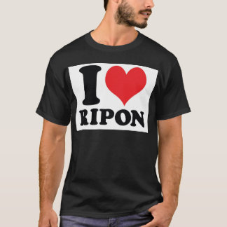 Ik hart / liefde Ripon T-shirt
