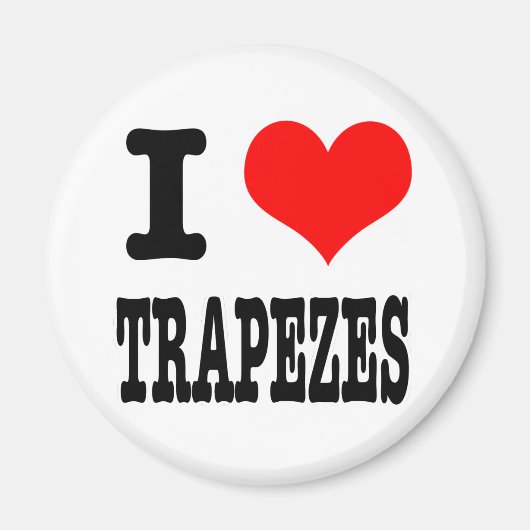 IK HART (LIEFDE) TRAPEZES MAGNEET (Voorkant)