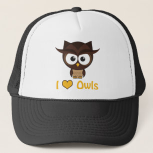 Ik hart (liefdesuil) trucker pet