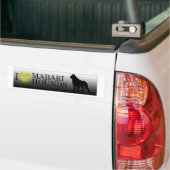 Ik hart Mabari Hounds Bumpersticker (Op Truck)