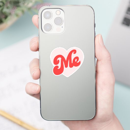 Ik hart me - grappige slogan sticker (Telefoon)