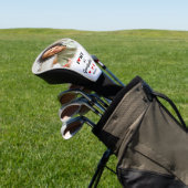 Ik hart mijn #1 grootmoeder fotonaam kleinkind golfheadcover (Insitu)