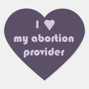 Ik hart mijn abortusprovider - sticker sheet