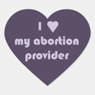 Ik hart mijn abortusprovider - sticker sheet