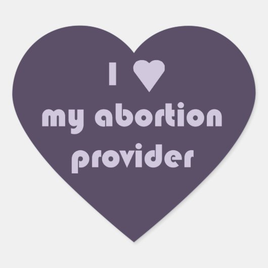 Ik hart mijn abortusprovider - sticker sheet (Voorkant)