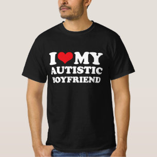 Ik hart mijn autistische vriend t-shirt