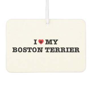 Ik hart mijn Boston Terrier Car luchtverfrisser