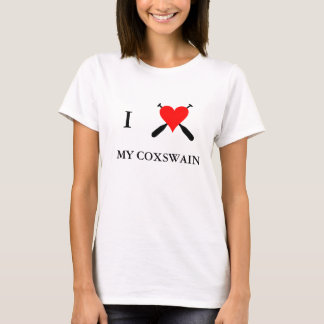 Ik hart mijn coxswain t-shirt