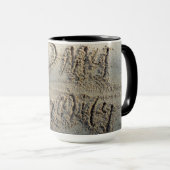 Ik hart mijn familie, zand schrijven strandliefheb mok (Voorkant rechts)