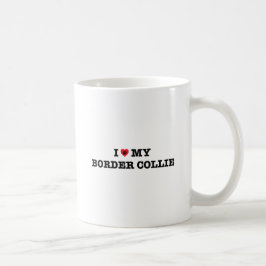 Ik hart mijn grens Collie Coffee Mok