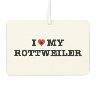 Ik hart mijn Rottweiler Car luchtverfrisser
