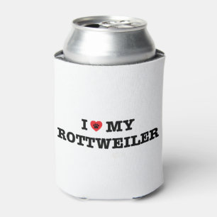 Ik hart mijn Rottweiler Koelbox Blikjeskoeler