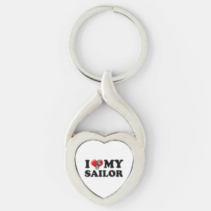 Ik (hart) Mijn Sailor Sleutelhanger