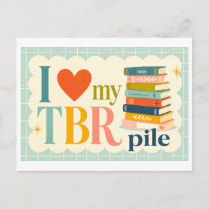 "Ik [Hart] Mijn TBR Stapel" Briefkaart