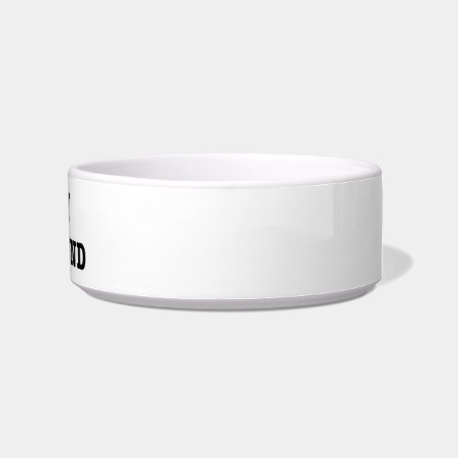 Ik hart mijn teckel Keramische Pet Bowl Voerbakje (Rechts)