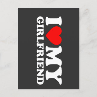 Ik hart mijn vriendin briefkaart