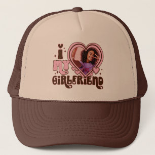 Ik HART mijn vriendin Custom Photo Love Trucker Pet