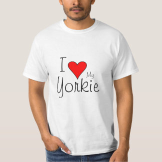 Ik hart mijn yorkie t-shirt
