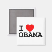 Ik hart Obama Magnet Magneet (Voorkant / Achterkant)
