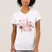 Ik (hart) Parijs T-shirt (Voorkant)