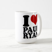 Ik hart Paul Ryan 2012 Coffee Tea Mok (Voorkant rechts)