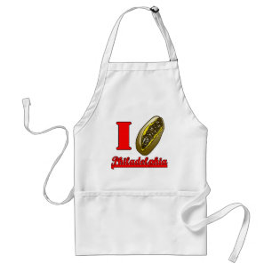 Ik hart Philly cheesesteaks Apron Standaard Schort